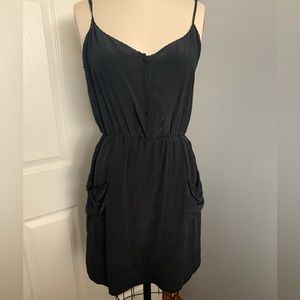 T.Baton Black Silk Dress